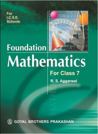 Buy Foundation Mathematics Class 7 : Icse Book : Rs Aggarwal ...