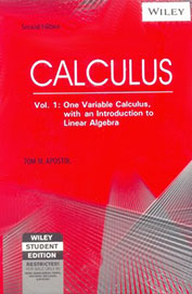 Buy Calculus Vol 1 : One Variable Calculus With An Introduction To ...