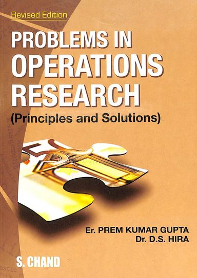 operational research problems and solutions pdf