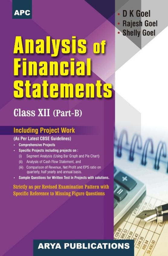 analysis of financial statements class 12 dk goel