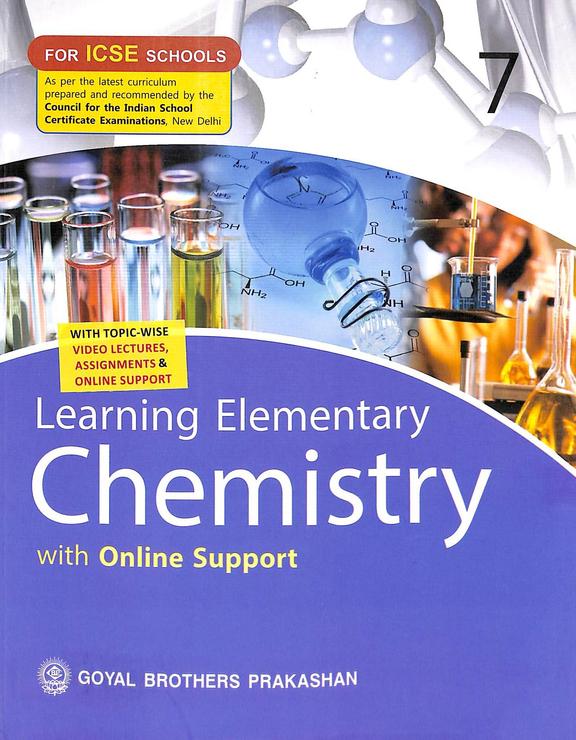 Buy Learning Elementary Chemistry For Class 7 With Online Support book
