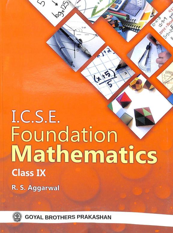 Buy Foundation Mathematics Class 9 : Icse book : Rs Aggarwal ...