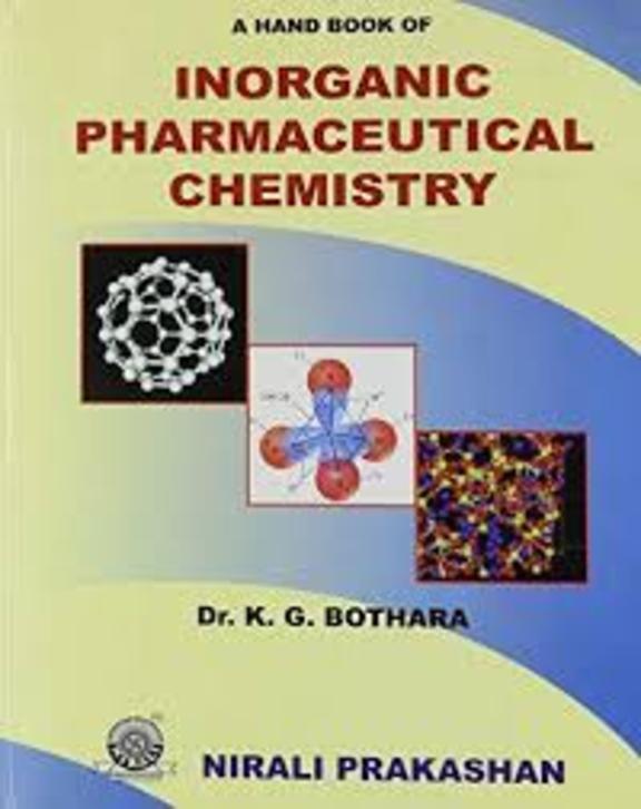 Buy Pharmaceutical Inorganic Chemistry For 1 Year B Pharm Course Book ...