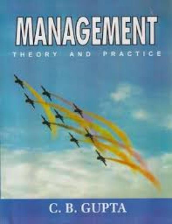 Buy Management Theory & Practice Book : Cb Gupta , 9351610055 ...