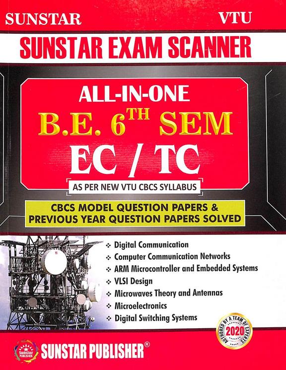 Buy Sunstar Exam Scanner Be 6 Sem Ec/Tc All In One : Vtu Book : V ...