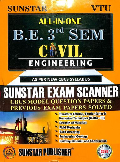 Buy Sunstar Exam Scanner Be 3 Sem Civil Engineering All In One Previous ...